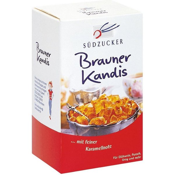SUEDZUCKER Zucker Brauner Kandis, 500 g