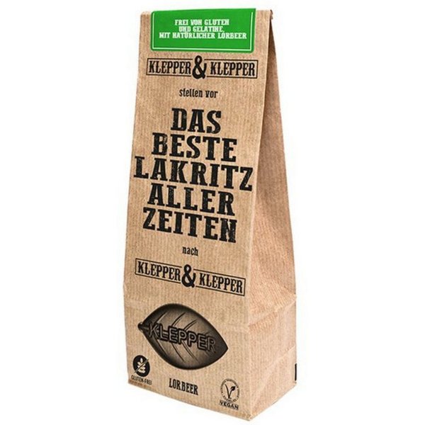 Klepper & Klepper Süßigkeit Klepper & Klepper „Das Beste Lakritz Aller Zeiten“ Lorbeer 200 g
