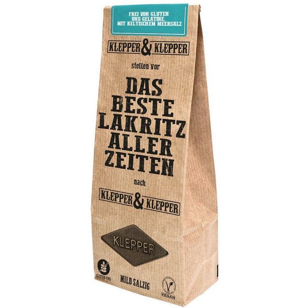 Klepper & Klepper Süßigkeit Klepper & Klepper „Das Beste Lakritz Aller Zeiten“ Mild‑Salzig 200 g
