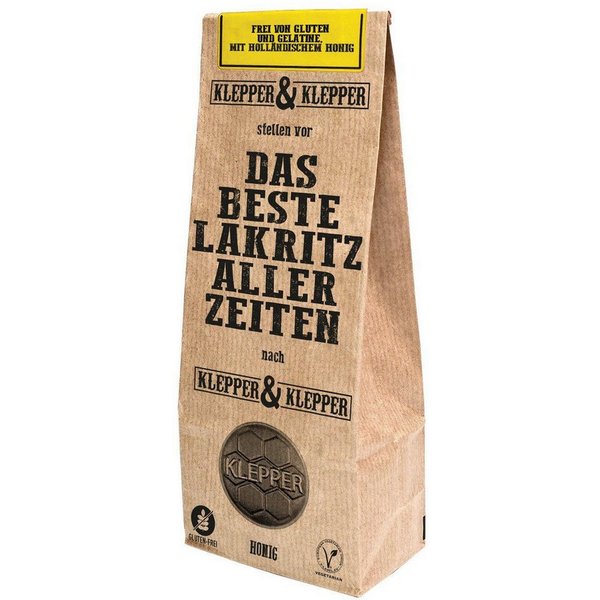 Klepper & Klepper Süßigkeit Klepper & Klepper „Das Beste Lakritz Aller Zeiten“ mit Honig 200 g