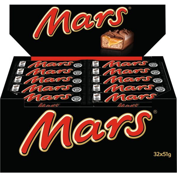 Mars Süßigkeit Mars Schokoriegel 32x51g, Karamell, Nougat & Vollmilch