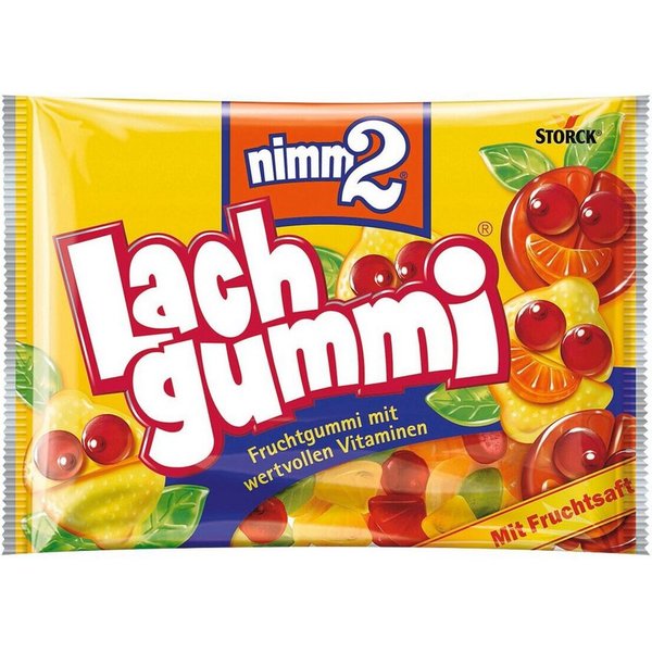 NIMM2 Süßigkeit nimm2 Lachgummi, Fruchtgummi, 200 g