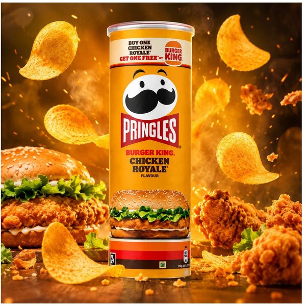 Pringles Süßigkeit Pringles Burger King Chicken Royal