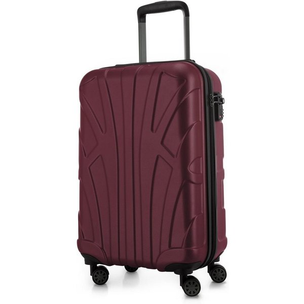 Suitline Handgepäckkoffer S1, 4 Rollen, Trolley 55x35x20 cm Bordgepäck Koffer Doppelrollen 34 L