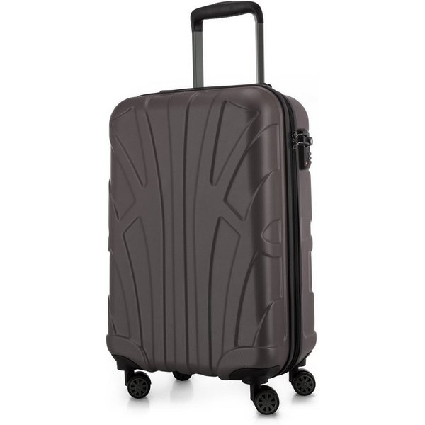 Suitline Handgepäckkoffer S1, 4 Rollen, Trolley 55x35x20 cm Bordgepäck Koffer Doppelrollen 34 L