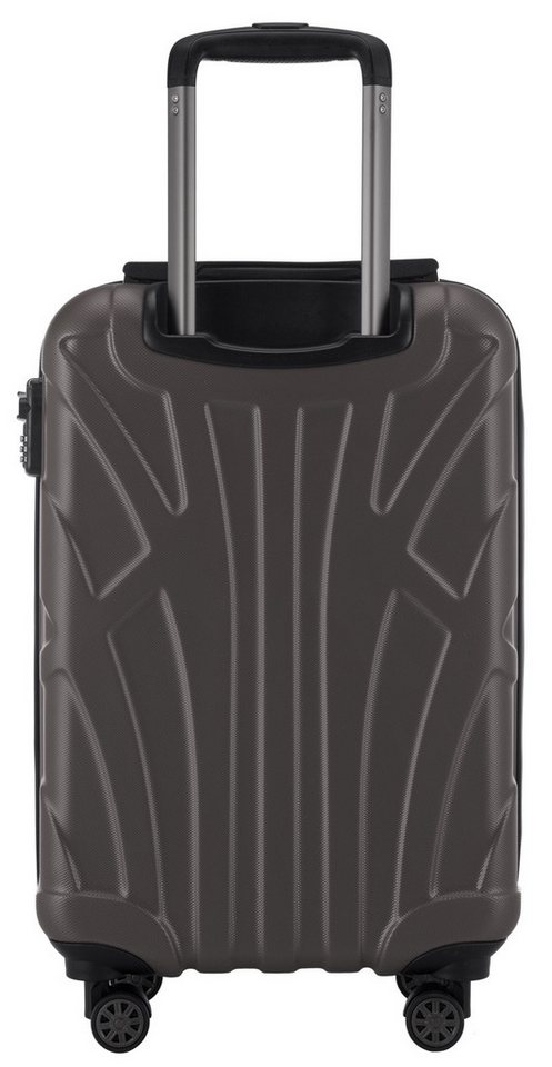 Suitline Handgepäckkoffer S1, 4 Rollen, Trolley 55x35x20 cm Bordgepäck Koffer Doppelrollen 34 L – Bild 2 von 5