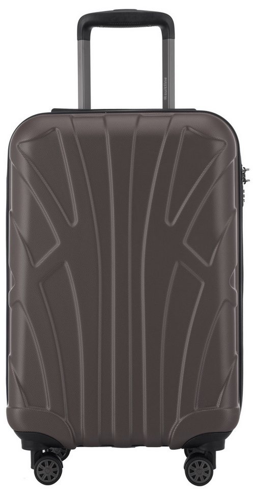 Suitline Handgepäckkoffer S1, 4 Rollen, Trolley 55x35x20 cm Bordgepäck Koffer Doppelrollen 34 L – Bild 3 von 5