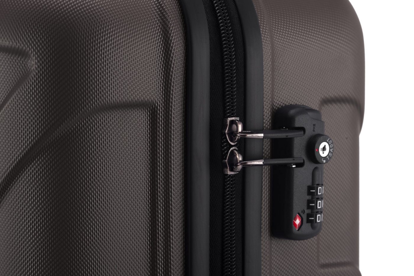 Suitline Handgepäckkoffer S1, 4 Rollen, Trolley 55x35x20 cm Bordgepäck Koffer Doppelrollen 34 L – Bild 5 von 5