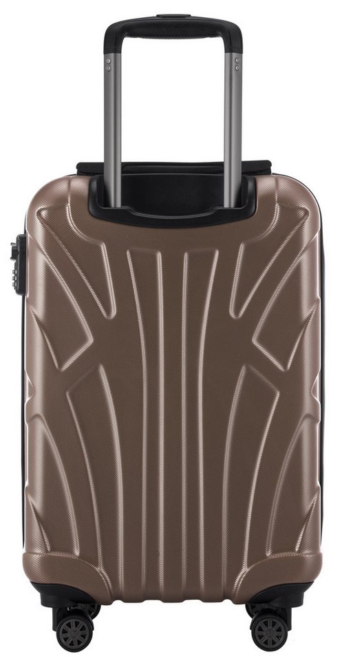 Suitline Handgepäckkoffer S1, 4 Rollen, Trolley 55x35x20 cm Bordgepäck Koffer Doppelrollen 34 L – Bild 2 von 5