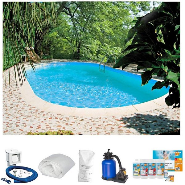 SUMMER FUN Ovalpool (Set)