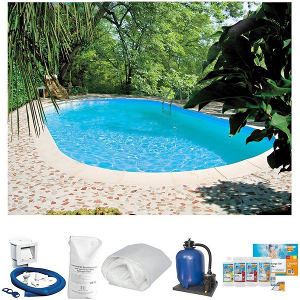 SUMMER FUN Ovalpool (Set)