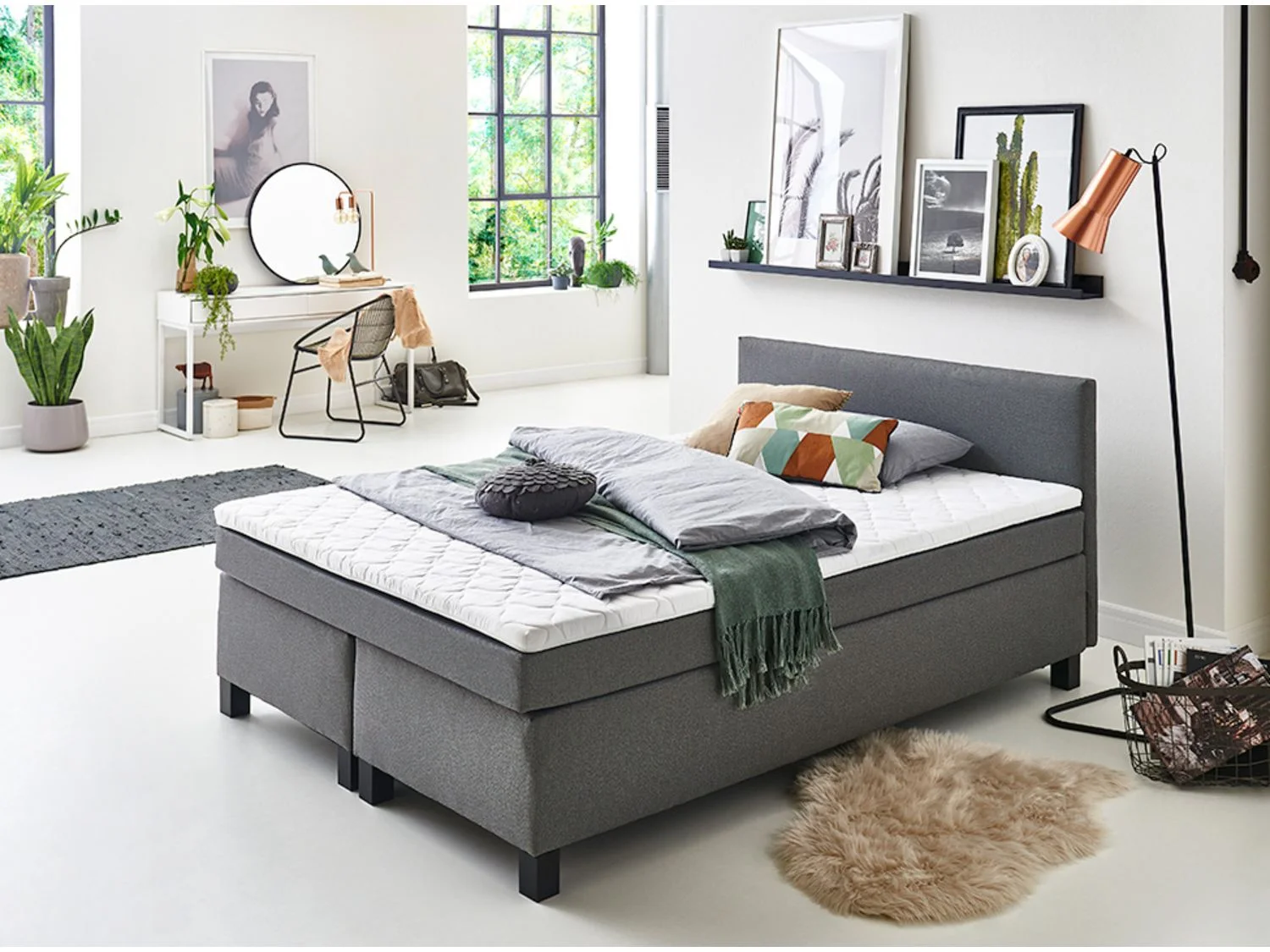 SUN GARDEN Boxspringbett Bendigo (140 x 200 cm) – Bild 4 von 4