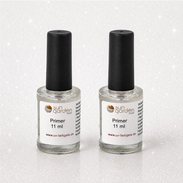 Sun Garden Nails Gel-Nagellack 2x Primer 11 ml - Haftvermittler, Hochwertiger Haftvermittler
