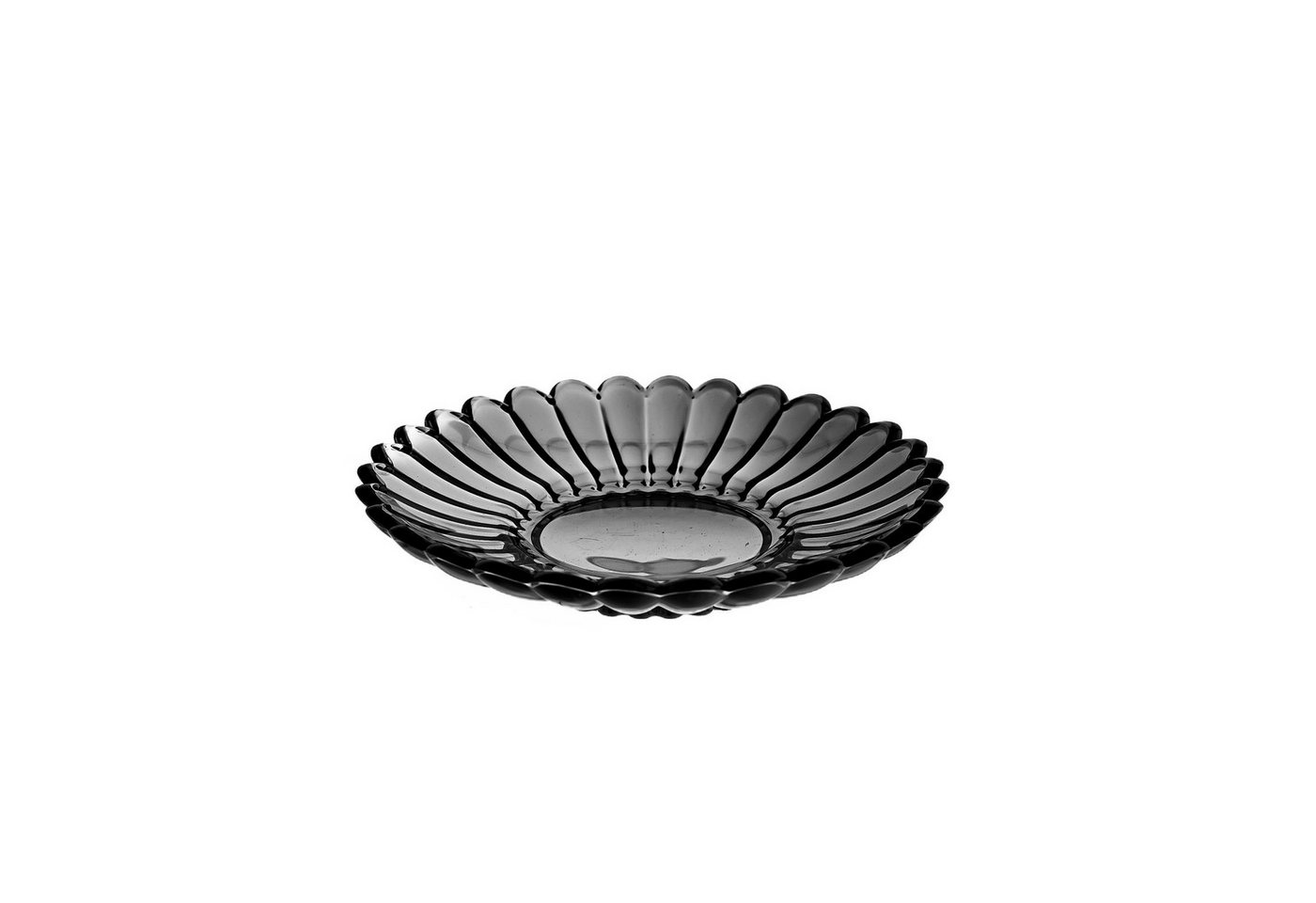 Sunay Dessertschale mit Unterteller, 12-teiliges Glasschalenset - Lotus Design, (12-tlg), Elegantes Design – Bild 3 von 5