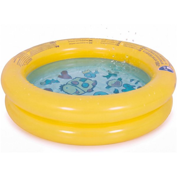 SunClub Planschbecken Kinderpool 61x12,5 cm, (Einzelpack, 1-tlg., aufblasbares Kinderbecken), Baby Planschbecken mit Tiermotiv