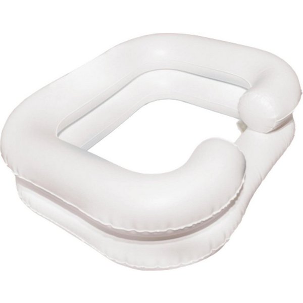 Sundo Homecare GmbH Waschbecken SUNDo Haarwaschwanne Extra aufblasbar Weiß 64 x 52 cm (Einzelartikel, 1-St., 1 Artikel), für die Haarwäsche im Sitzen oder Liege