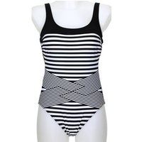 SUNFLAIR Damen Badeanzug, Größe 44D in Schwarz
