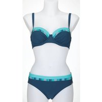 SUNFLAIR Damen Bikini Bikini, Größe 36D in Blau