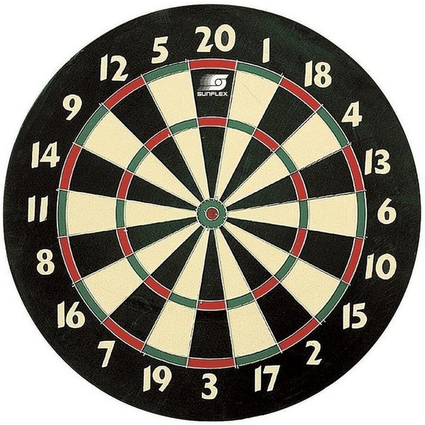Sunflex Dartscheibe DELUXE, Dartboard Dart Board Scheibe Darts