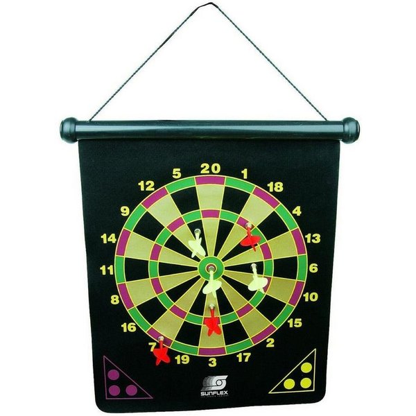 Sunflex Dartscheibe MAGNETISCHES DARTSPIEL, Dartboard Dart Board Scheibe Darts