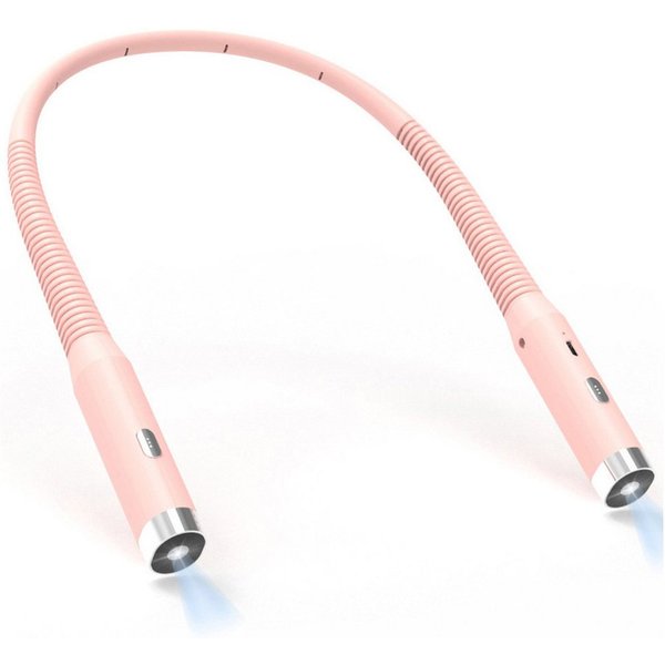 Sunicol LED Leselampe Hals Leselampe Buch, 3 Farben und 3 Helligkeitsstufen, Wiederaufladbar, Halslampe für Lesen Stricken Häkeln Nähen Campen Reparieren