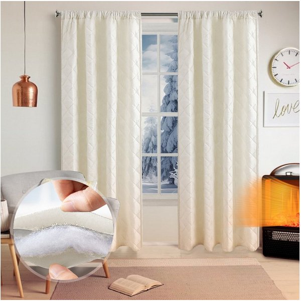 Sunicol Vorhang Thermovorhang Kälteschutz Winter Wärmeisolierend Türvorhang (1 St), Funktionale Überschrift Gardinen für Wohnzimmer Schlafzimmer