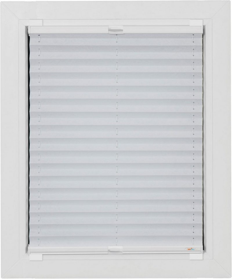 sunlines Plissee Budget Crush, ohne Bohren, Crushed-Design, Lichtschutz, Lichtschutz, ohne Bohren, verspannt, Haftfix, Haftfix, crushed – Bild 2 von 5