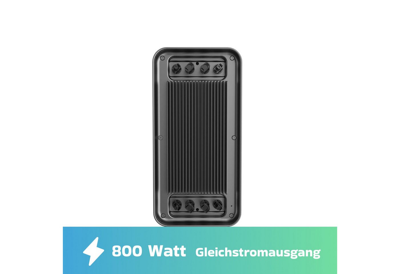 SUNNIVA Balkonkraftwerk 2000W mit 2,24 kWh Speicher MARSTEK B2500-D, (BIFAZIAL FULLBLACK komplett Steckdose, PV Solaranlage Komplettset mit Solarspeicher, 4x 50 – Bild 5 von 5