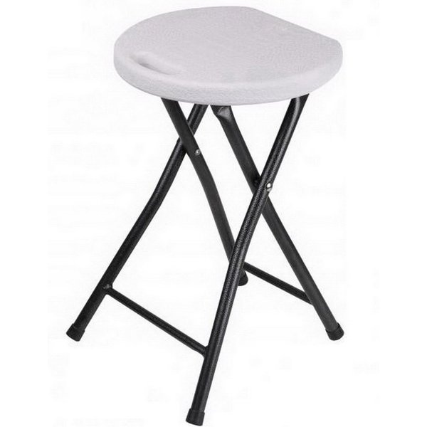 Sunnydays Sitzhocker Klapp-Hocker Klappstuhl Klapphocker Stuhl 30 x 30 x 45 (H) cm (Sitzfläche: 29 x 27 cm), praktischer Tragegriff im Sit
