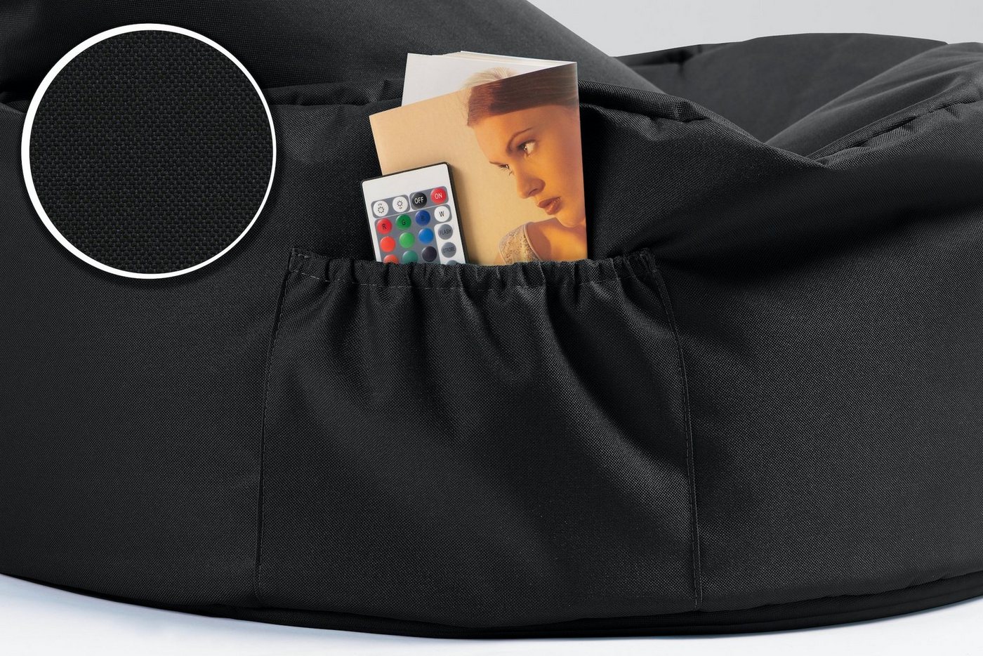 sunnypillow Sitzsack Gaming Sitzsack XXL mit Styropor Füllung für Kinder & Erwachsene – Bild 3 von 5