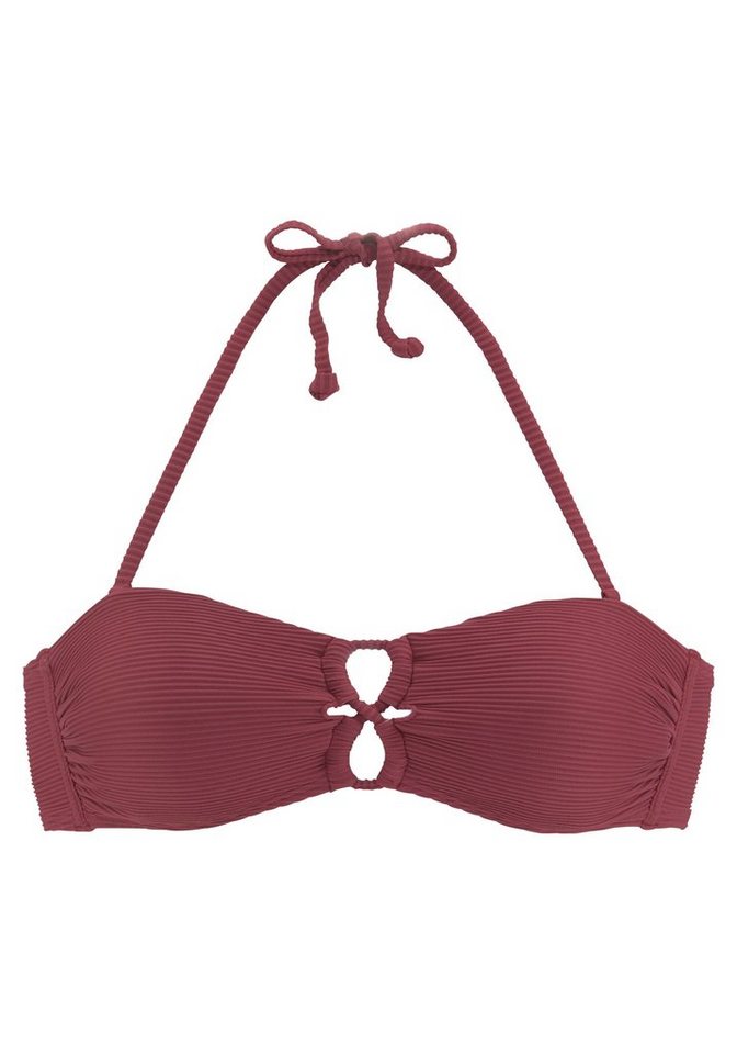 Sunseeker Bandeau-Bikini-Top Fancy, mit modischer Zierschnürung – Bild 2 von 5
