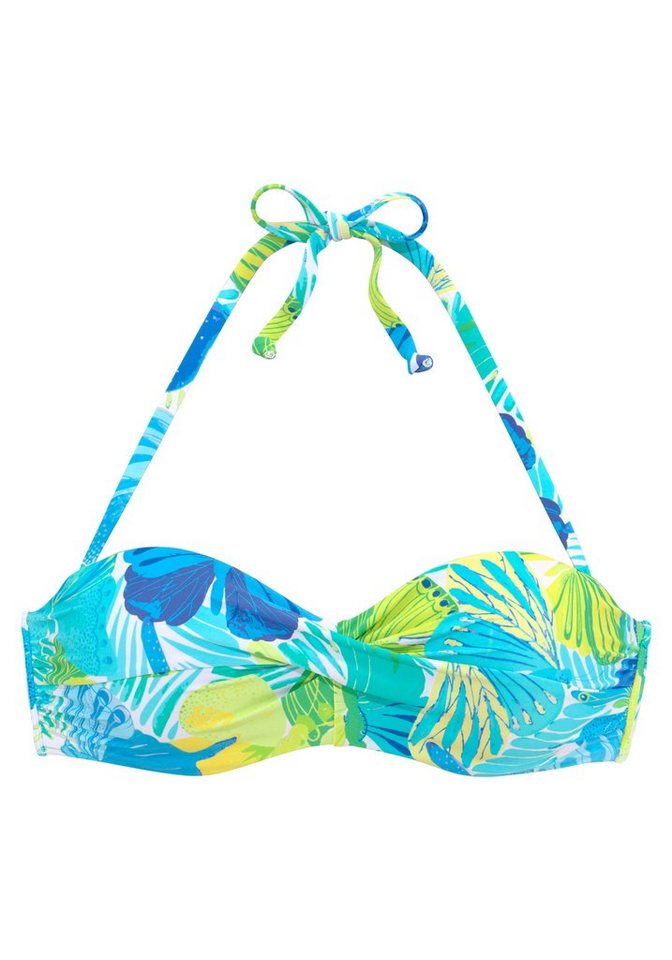 Sunseeker Bügel-Bandeau-Bikini-Top, mit Schmetterling-Design – Bild 2 von 5