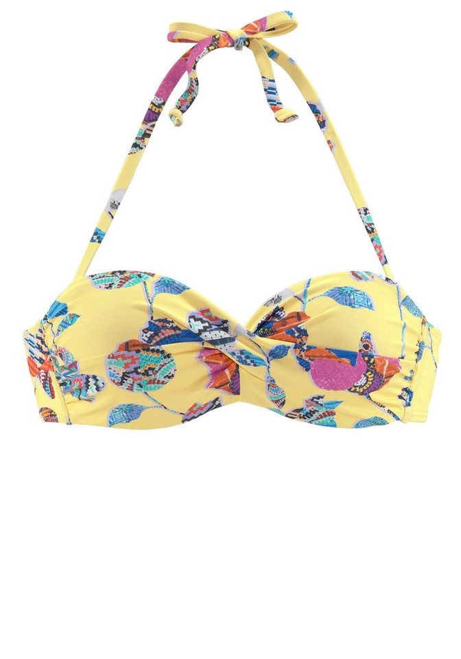 Sunseeker Bügel-Bandeau-Bikini-Top Jam, mit Wickeloptik – Bild 2 von 5