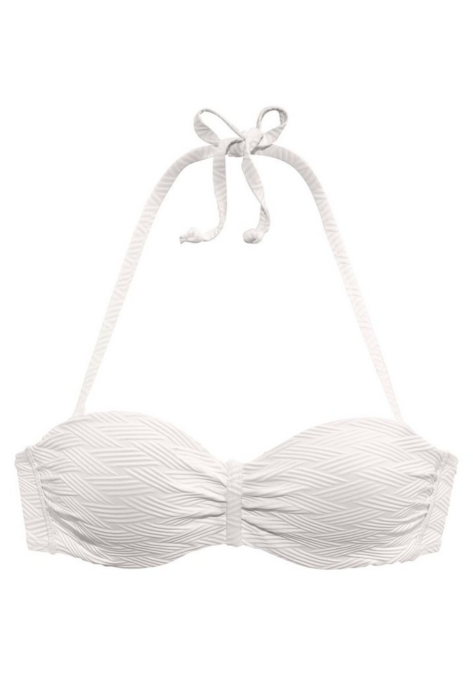Sunseeker Bügel-Bandeau-Bikini-Top Loretta, mit Strukturmuster – Bild 2 von 5