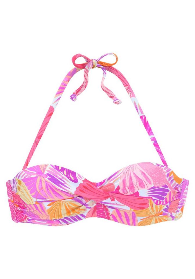 Sunseeker Bügel-Bandeau-Bikini-Top, mit Schmetterling-Design – Bild 2 von 5