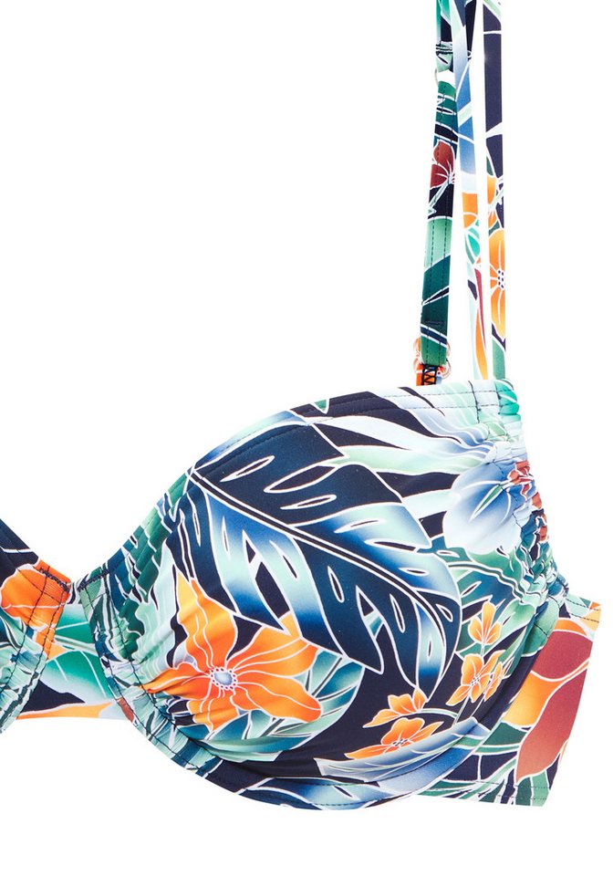 Sunseeker Bügel-Bikini-Top Elife, Tropischer Print – Bild 3 von 4