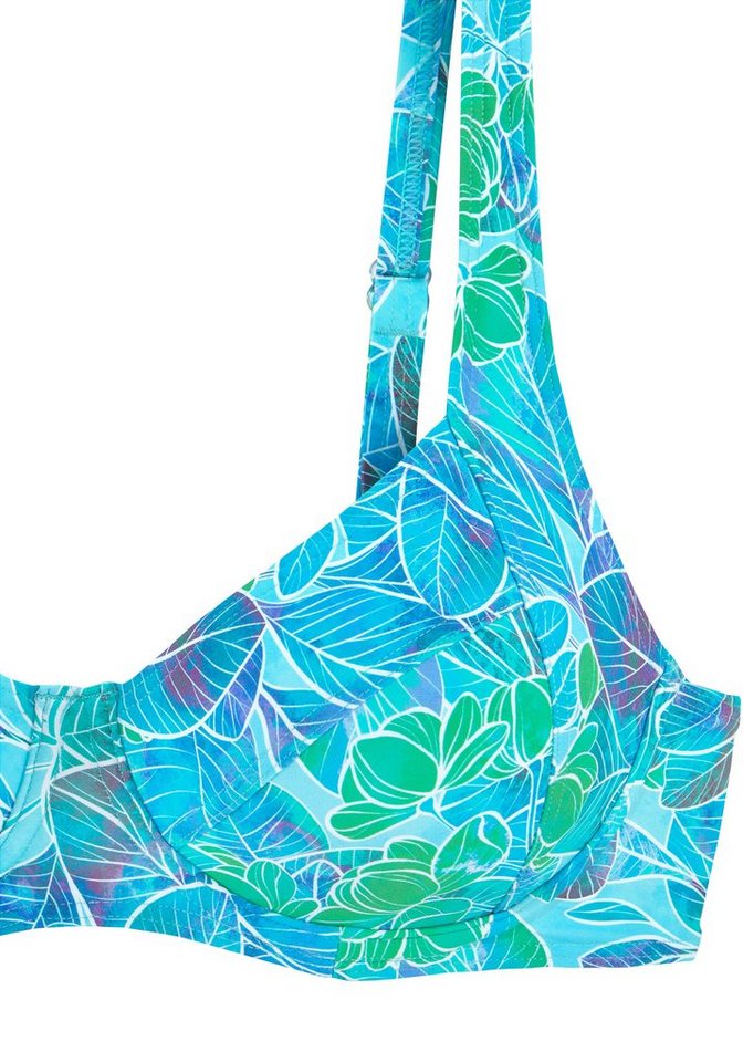 Sunseeker Bügel-Bikini-Top Lapa, mit tropischem Print – Bild 3 von 5