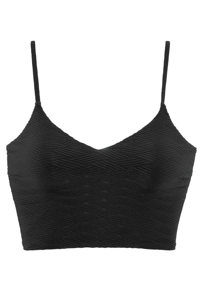 Sunseeker Crop-Bikini-Top Loretta, mit Strukturmuster – Bild 2 von 5