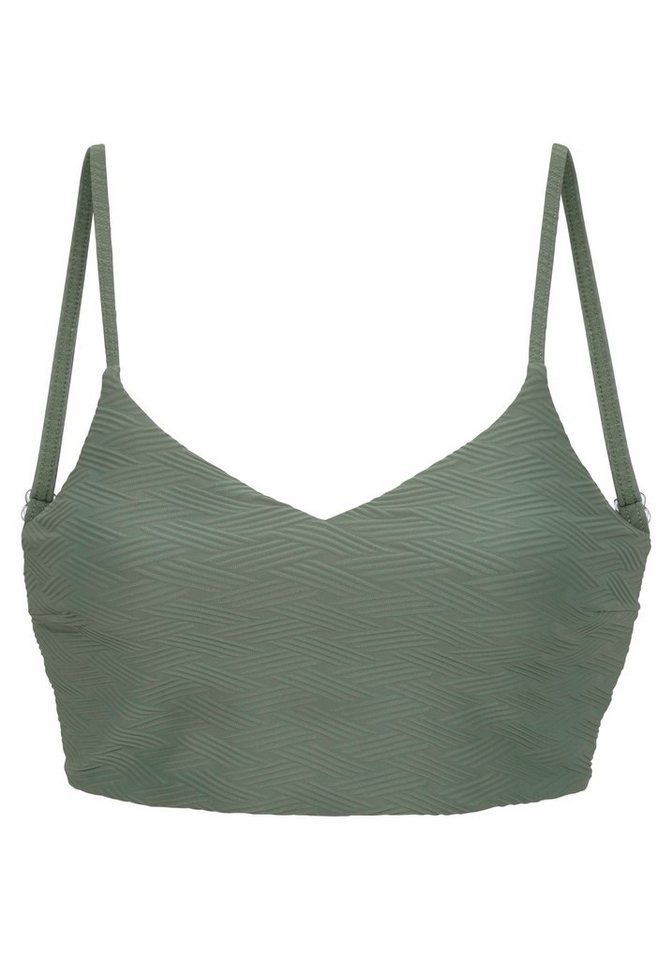 Sunseeker Crop-Bikini-Top Loretta, mit Strukturmuster – Bild 2 von 5