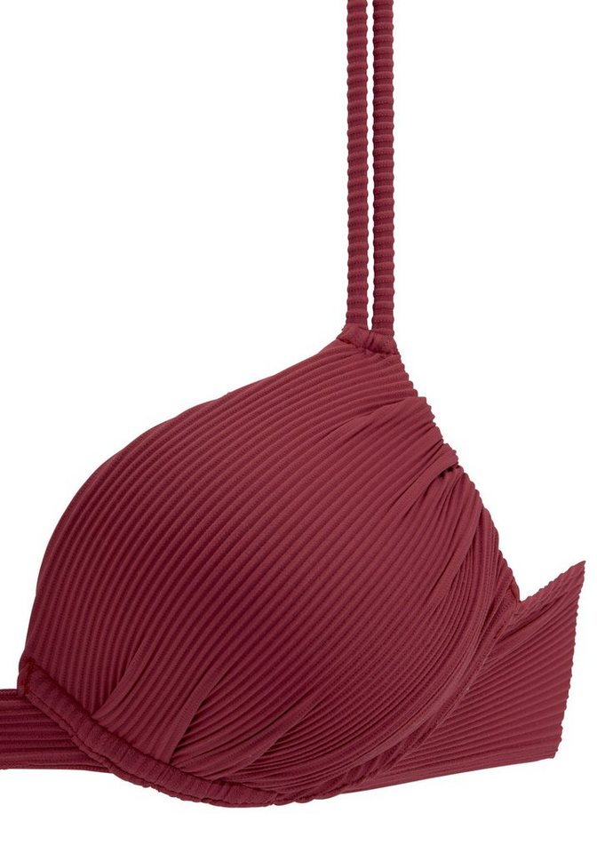 Sunseeker Push-Up-Bikini-Top Fancy, aus eleganter Strukturware – Bild 3 von 5