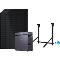 Glory Balkonkraftwerk 1200W mit 4070Wh Speicher | Geländer/Schild Balkon