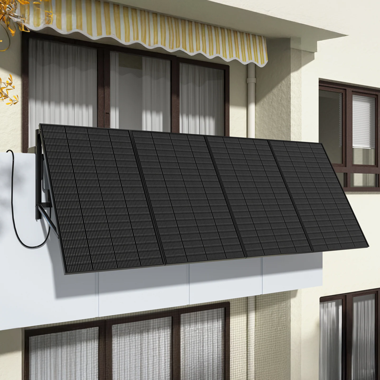 Ray Solar-Erweiterungsset 200W~1200W - Glas / 5 Module (1000W) / Winkel vor der Installation einstellbar – Bild 2 von 5