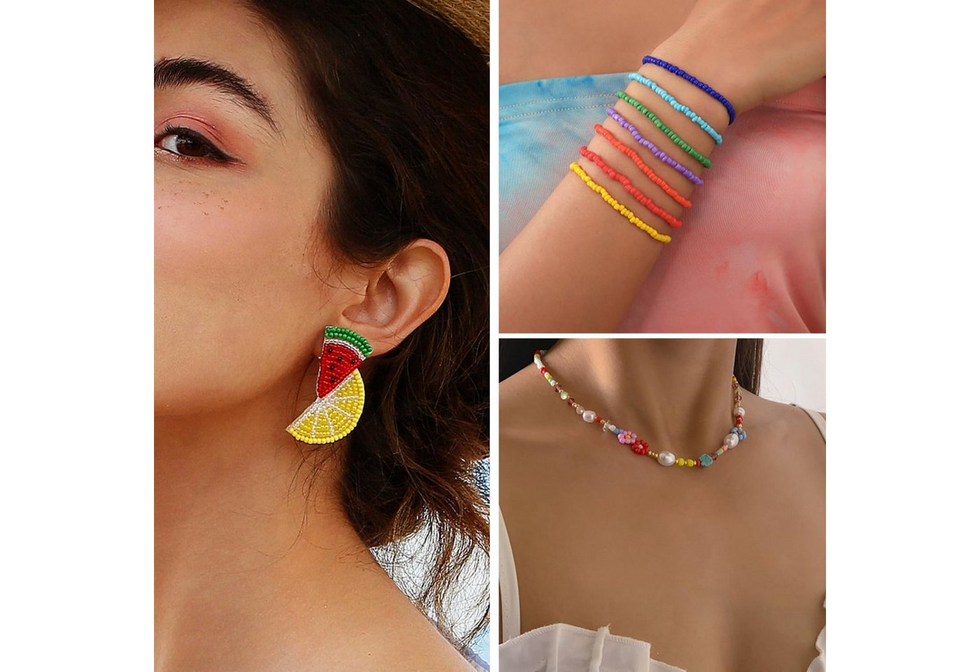 SUOOMAC Perlenarmband Set DIY Schmuckset mit Glasperlen, 2mm (Perlen- & Schmuckbastelset, 20000-tlg., DIY-Set mit 20.000 Glasperlen, Zubehör & Aufbewahrungsbox) – Bild 5 von 5