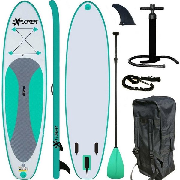 EXPLORER SUP-Board Explorer SUP 300, (Set, 6 tlg., mit Paddel, Pumpe und Transportrucksack)