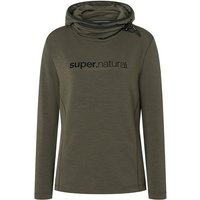 SUPER NATURAL Super.Natural Damen Pullover W ALPINE HOODED, Größe L in Schwarz