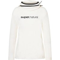SUPER NATURAL Super.Natural Damen Pullover W ALPINE HOODED, Größe S in Weiß