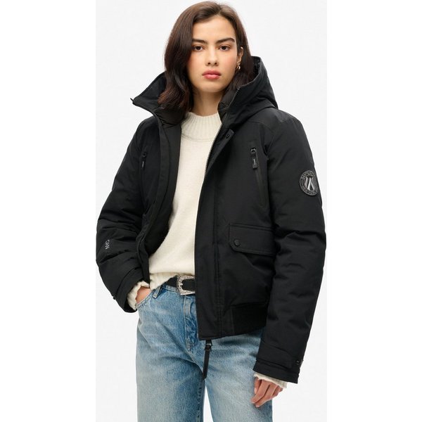 Superdry Bomberjacke CITY PADDED BOMBER JACKET Materialmix, regular fit