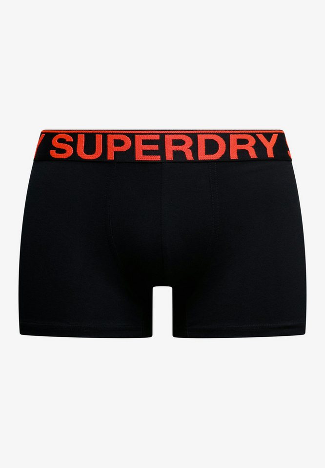 Superdry Boxershorts TRUNK TRIPLE PACK (Packung, 3-St) aus Baumwollmischung, körpernahe Passform – Bild 4 von 5