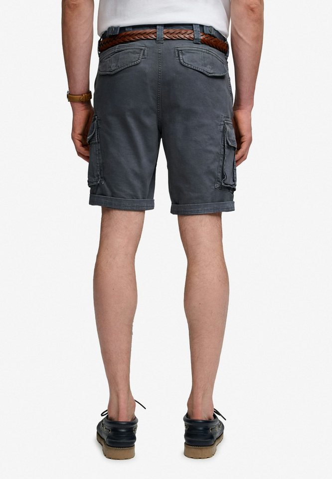 Superdry Cargobermudas CORE CARGO SHORT Straight Fit, mit Reißverschluss und 1-Knopf-Verschluss, knielang – Bild 3 von 5