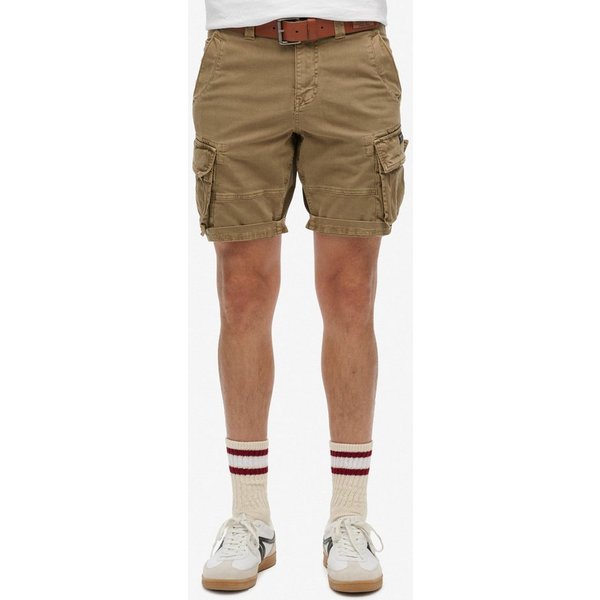 Superdry Cargobermudas CORE CARGO SHORT Straight Fit, mit Reißverschluss und 1-Knopf-Verschluss, knielang